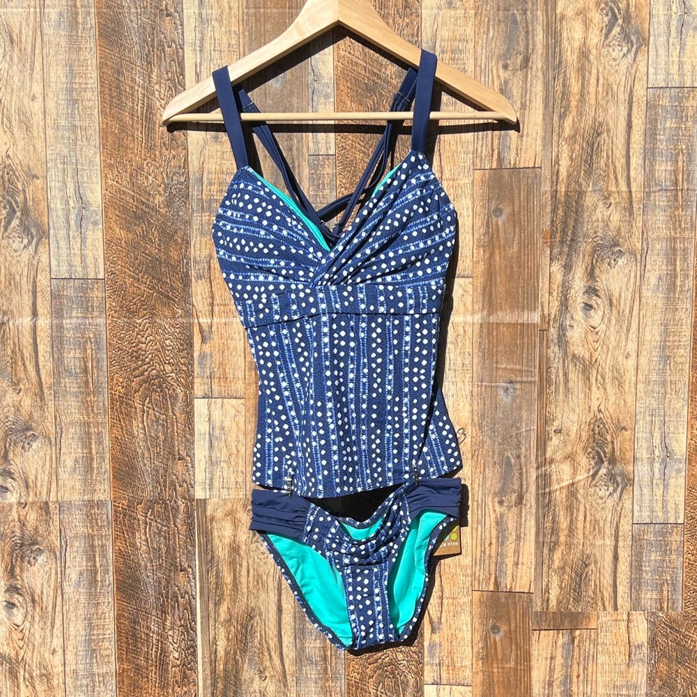 NEW Title Nine Bikini Swimsuit Swim Complete Set Top + Bottom